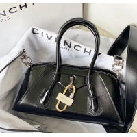 Buy Luxury Givenchy Mini Antigona Stretch Bag in Box Leather 19113 Black 2023