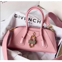 Best Price Givenchy Mini Antigona Stretch Bag in Box Leather 19113 Light Pink 2023