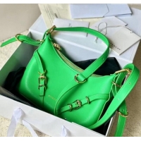Stylish Cheap Givenchy Mini Voyou bag in leather 19928 Green 2023