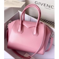 Best Grade Givenchy Mini Antigona bag in Box leather 9981 Light Pink 2023