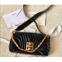 Good Discount Givenchy Small 4G Soft bag in quilted leather with chain 19935 Black 2024