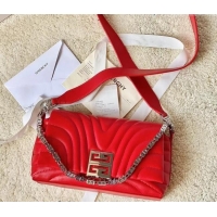 Good Taste Givenchy Small 4G Soft bag in quilted leather with chain 19935 Red 2024