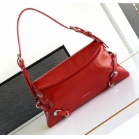Market Sells Givenchy Small P'tit Voyou bag in patent leather 8013 Vermillon Red 2025