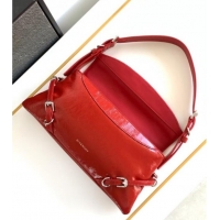 Market Sells Givenchy Small P'tit Voyou bag in patent leather 8013 Vermillon Red 2025