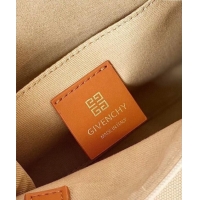 Buy Fashionable Givenchy Mini G-Tote shopping bag in canvas 8016 Beige/Brown 2025