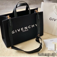 Reasonable Price Givenchy Medium G-Tote shopping bag in canvas 8017 Black 2025