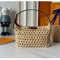 Top Quality Louis Vuitton Hills Pochette Mini Bag in Straw M14304 2025