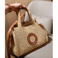 Cheap Wholesale Louis Vuitton OnTheGo MM Tote Bag in Straw M24723 2025