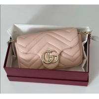 Market Sells Gucci GG Marmont Mini Shoulder Bag 841290 Soft Pink 2025