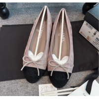 Best Grade Chanel Suede Classic Ballerinas CHB070902 Grey