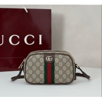 Spot Bulk Gucci Ophidia GG Canvas small camera bag 838480 Beige/Brown 2025