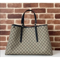 Best Price Gucci GG Canvas Emblem Maxi Tote Bag 815212 Beige/Black 2025