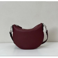 Good Product Gucci Mens B small shoulder bag in grainy leather 824529 Ancora Red 2025