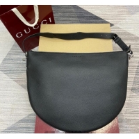 Top Design Gucci Mens B Large shoulder bag in grainy leather 800194 Black 2025
