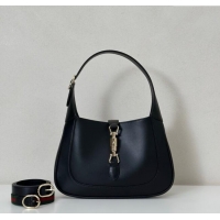 Original Cheap Gucci Jackie 1961 medium bag in Smooth Leather 810232 Black 2025
