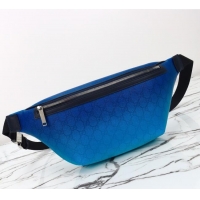 Luxury Discount Gucci Mens Chroma large belt bag 835810 Gradient Blue 2025