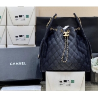 Market Sells Chanel Denim Medium Hobo Bag AS5311 Black 2025 Top Quality