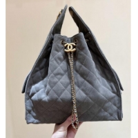 Trendy Design Chanel Suede Calfskin Medium Hobo Bag AS5311 Grey 2025 Top Quality