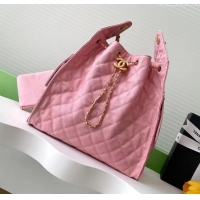 Market Sells Chanel Grained Calfskin Medium Hobo Bag AS5311 Pink 2025