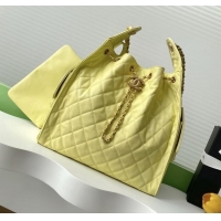 Original Cheap Chanel Grained Calfskin Medium Hobo bag AS5311 Yellow 2025
