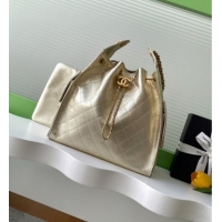 Luxury Cheap Chanel Grained Calfskin Medium Hobo bag AS5311 Gold 2025