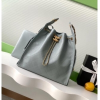 Fashion Discount Chanel Grained Calfskin Medium Hobo bag AS5311 Grey 2025