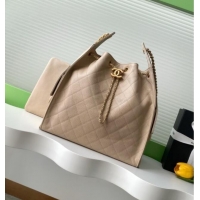 Market Sells Chanel Grained Calfskin Medium Hobo bag AS5311 Apricot 2025