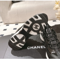 Good Product Chanel Calfskin & Suede Sneakers Black2 2025 G46609