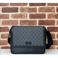 Top Grade Gucci Mens Medium GG Crossbody bag with tag 795459 Black 2024