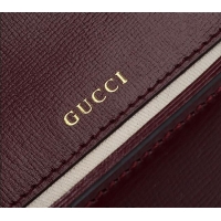 Unique Grade Gucci Horsebit 1955 Leather Mini Top Handle Bag ‎781387 Dark Burgundy 2024