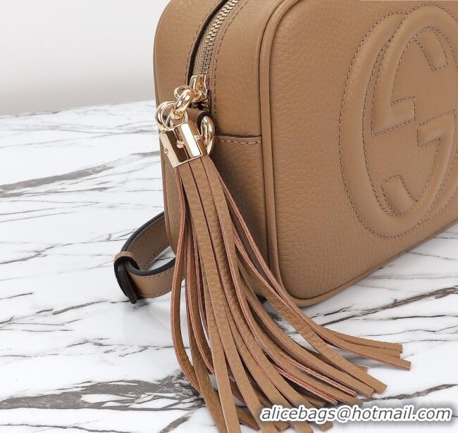 Buy Cheap Gucci Soho Small Leather Interlocking G Tassel Disco Camera Bag 308364 Beige 2024