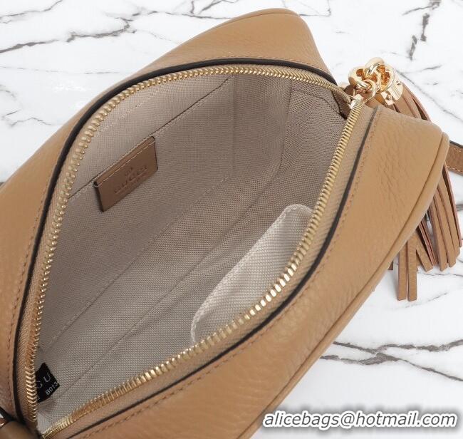 Buy Cheap Gucci Soho Small Leather Interlocking G Tassel Disco Camera Bag 308364 Beige 2024