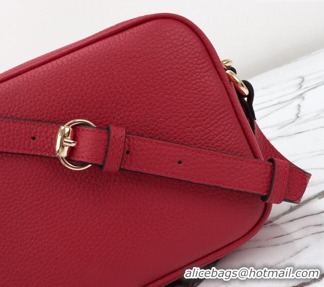 Well Crafted Gucci Soho Small Leather Interlocking G Tassel Disco Camera Bag 308364 Red 2024