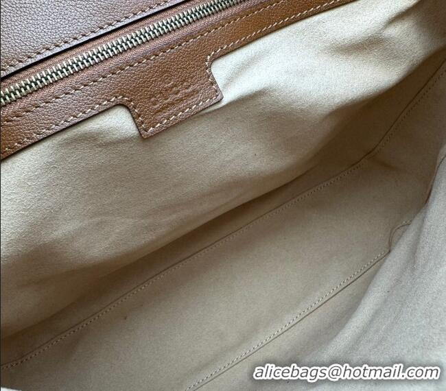 Promotional Gucci Diana Leather medium shoulder bag 746124 Brown 2023