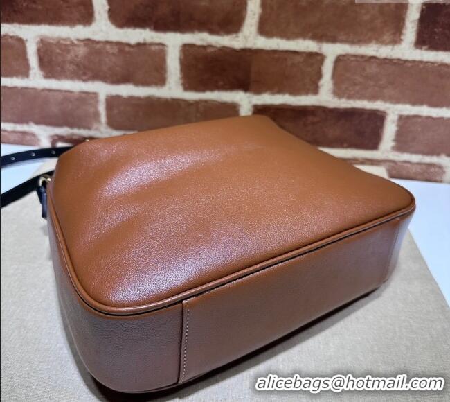 Promotional Gucci Diana Leather medium shoulder bag 746124 Brown 2023