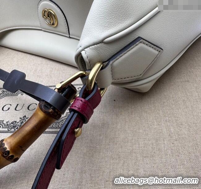 Shop Discount Gucci Diana Leather Large Shoulder Bag 746245 White 2024