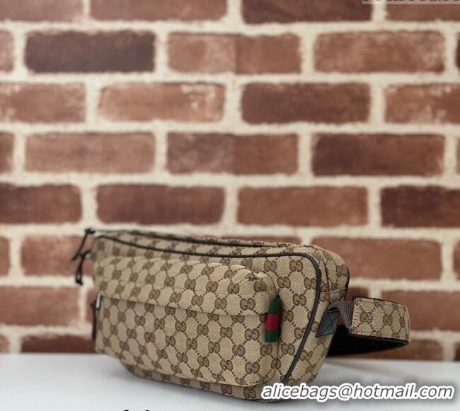 Well Crafted Gucci Mens Small GG Canvas Crossbody Bag 802096 Beige 2024
