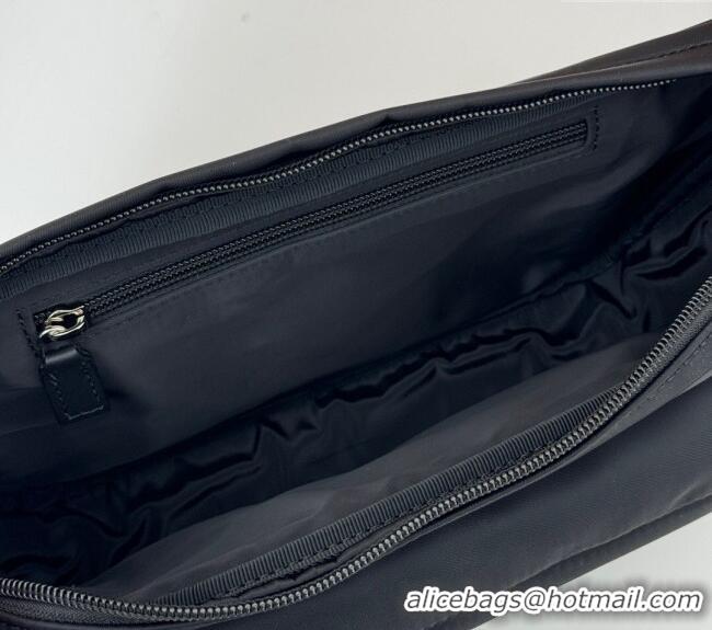 Low Cost Gucci Mens Small Nylon Crossbody bag 802096 Black 2024