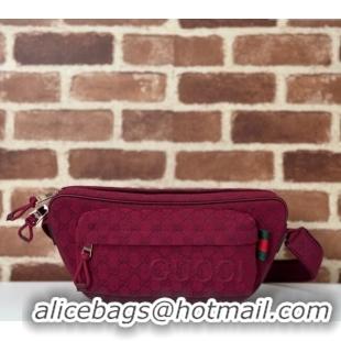 Unique Style Gucci Mens Small GG Canvas Crossbody Bag 802096 Red 2024