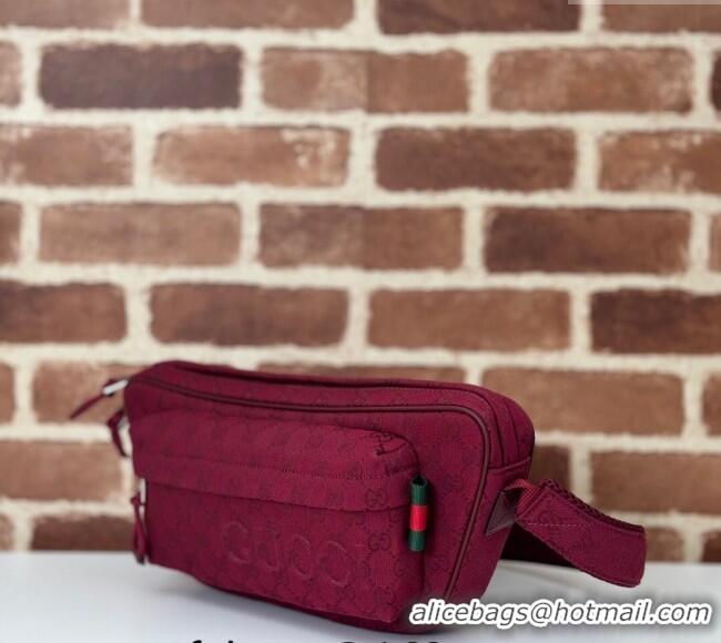 Unique Style Gucci Mens Small GG Canvas Crossbody Bag 802096 Red 2024