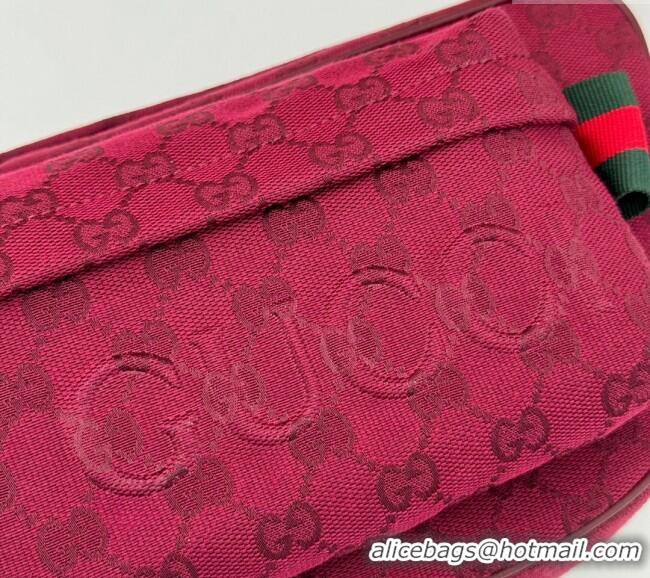 Unique Style Gucci Mens Small GG Canvas Crossbody Bag 802096 Red 2024
