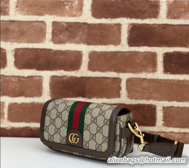 Best Price Gucci Ophidia GG Canvas Super Mini Shoulder bag 795466 Beige/Brown 2024