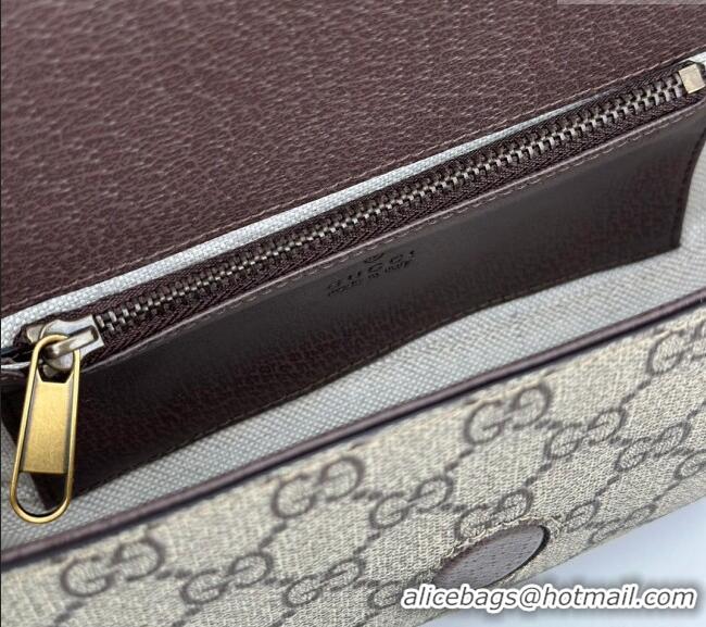 Best Price Gucci Ophidia GG Canvas Super Mini Shoulder bag 795466 Beige/Brown 2024