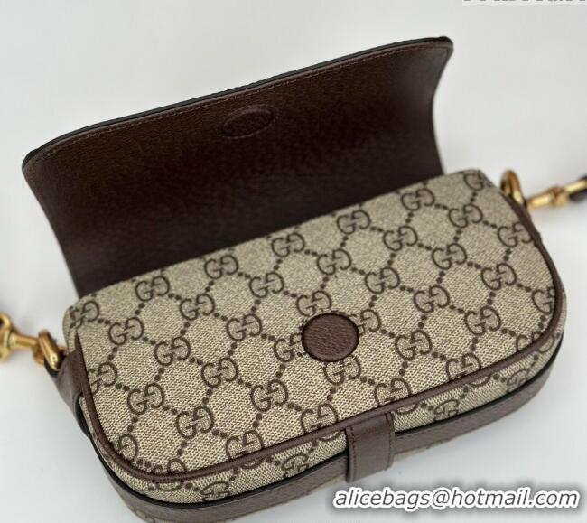 Best Price Gucci Ophidia GG Canvas Super Mini Shoulder bag 795466 Beige/Brown 2024