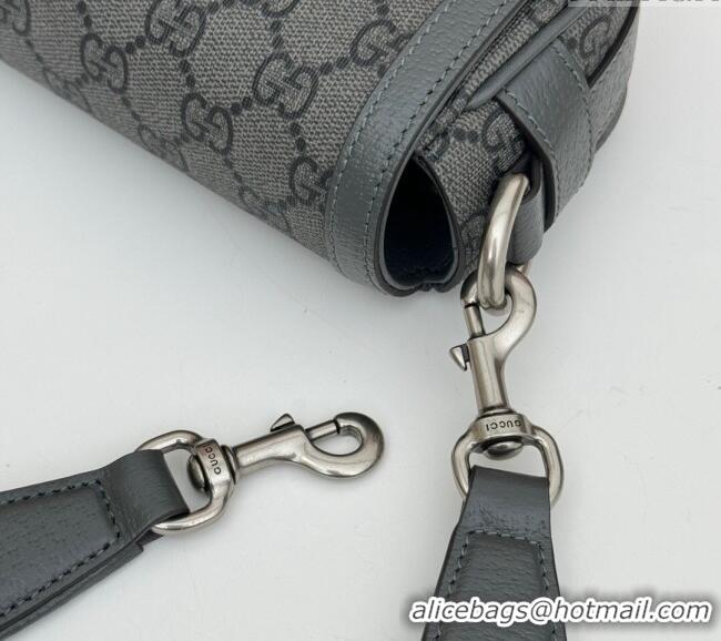 Good Product Gucci Ophidia GG Canvas Super Mini Shoulder bag 795466 Grey 2024