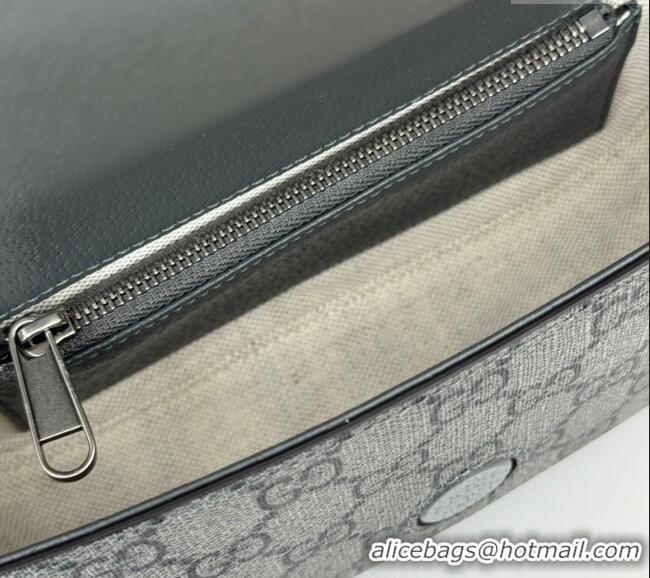 Good Product Gucci Ophidia GG Canvas Super Mini Shoulder bag 795466 Grey 2024