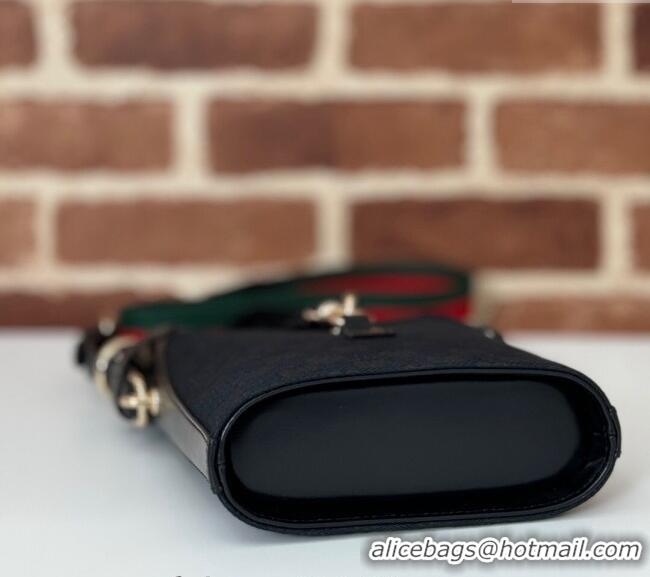 Grade Design Gucci Original GG Canvas Mini Bucket Shoulder bag 782919 Black 2024