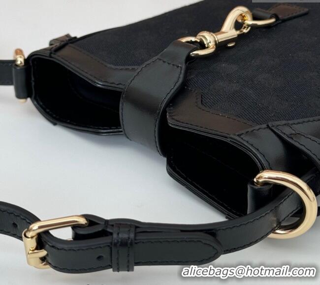 Grade Design Gucci Original GG Canvas Mini Bucket Shoulder bag 782919 Black 2024