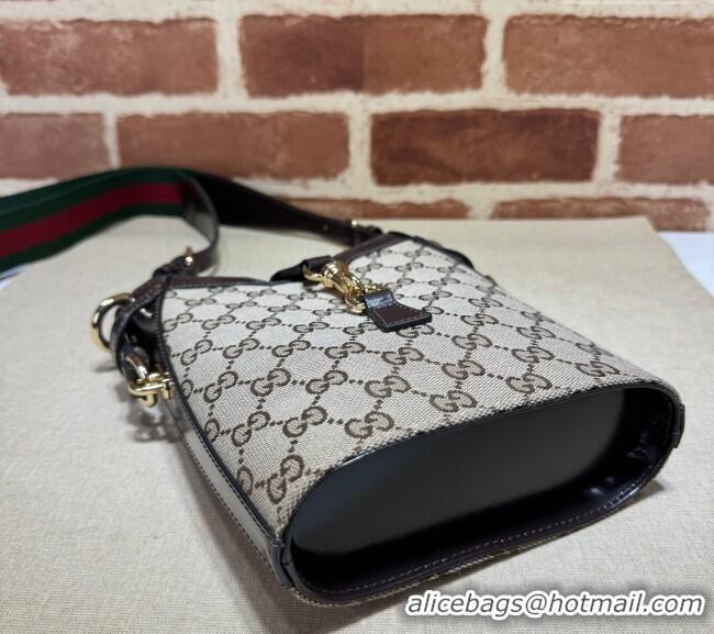 Top Quality Gucci Original GG Canvas Mini Bucket Shoulder bag 782919 Beige/Coffee 2024