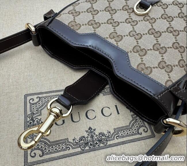Top Quality Gucci Original GG Canvas Mini Bucket Shoulder bag 782919 Beige/Coffee 2024
